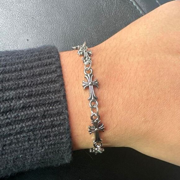 Source Unknown Other - Unbranded Men's Silver and Grey Jewellery